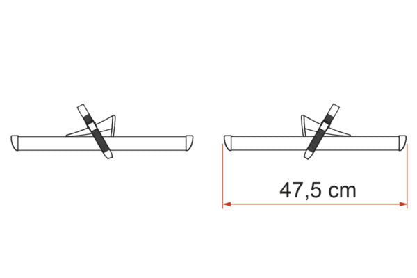 Fiamma Rail Premium 48 Kit 98656M087