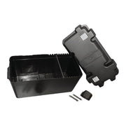 Large 110Ah Leisure Battery Box Enclosure Cover & Strap Motorhome Caravan Camper PLS - UK Camping And Leisure
