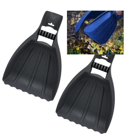 Leaf Grabber Pair Hand Held Collector Grabs Gather Leaves Garden Cleaning Scoops UK Camping And Leisure