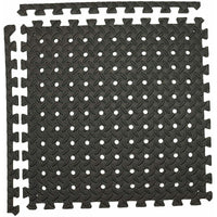 Leisure Black Padded Eva Foam Floor Mat Tiles for Awnings Tents Gyms & Marquees