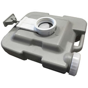 Leisurewize 10L Camping Lightweight Flushing Toilet - GREY Leisurewize - UK Camping And Leisure
