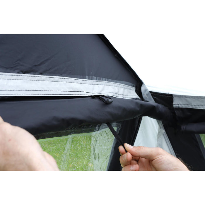 Leisurewize Campervan Mercury 350 Drive Away Pole Awning Low Top 180-210 Charcoal VW T5. T6 Leisurewize - UK Camping And Leisure