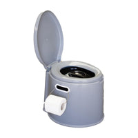 Leisurewize Camping Toilet Lightweight and Portable with Seat Festivals Outdoor Caravan - 5L