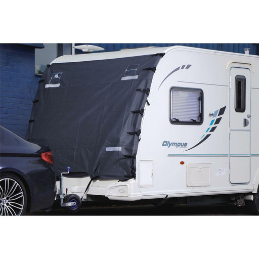 Leisurewize Caravan Front Cover Towing Protector With Reflectors & 3 LED lights LW700 UK Camping And Leisure