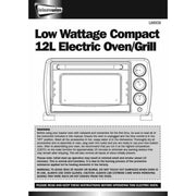 Leisurewize Low Wattage 14L Electric Mini Oven ideal for Home Caravan Motorhome Leisurewize - UK Camping And Leisure