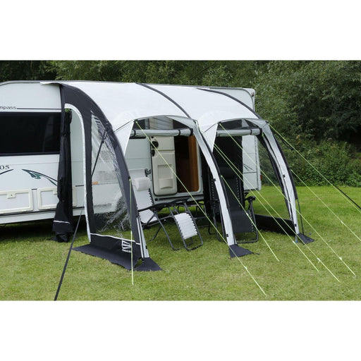 Leisurewize Ontario 20-260 Lightweight Caravan Poled Porch Awning Charcoal 2022 UK Camping And Leisure