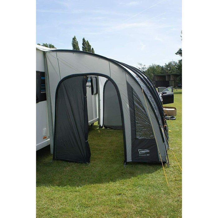 Leisurewize Ontario Ultimate Caravan Poled Porch Awning 390cm Blue 2022 Leisurewize - UK Camping And Leisure