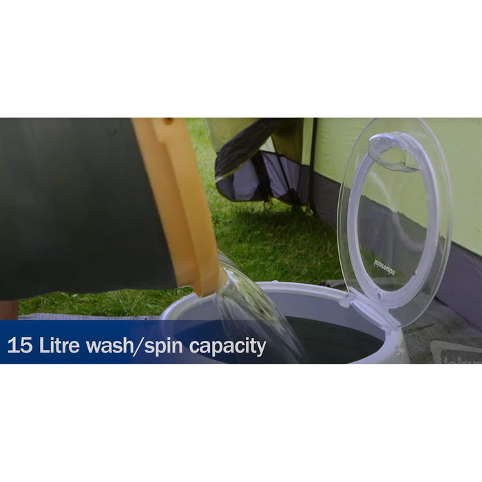 Leisurewize Portable Collapsible Washing Machine 230v Mains Camping Caravan Motorhome Leisurewize - UK Camping And Leisure