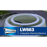Leisurewize Portable Collapsible Washing Machine 230v Mains Camping Caravan Motorhome Leisurewize - UK Camping And Leisure
