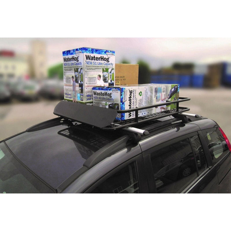 Leisurewize Universal Heavy Duty Steel Aerodynamic Roof Rack Bar Tray Carrier Streetwize - UK Camping And Leisure