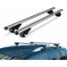 Locking Universal Aluminium Car Roof Bars Cross Rack 1.2M For Raised Rails 90kg Maypole - UK Camping And Leisure