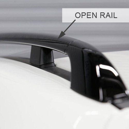 Locking Universal Aluminium Car Roof Bars Cross Rack 1.3M For Raised Rails 75kg Maypole - UK Camping And Leisure