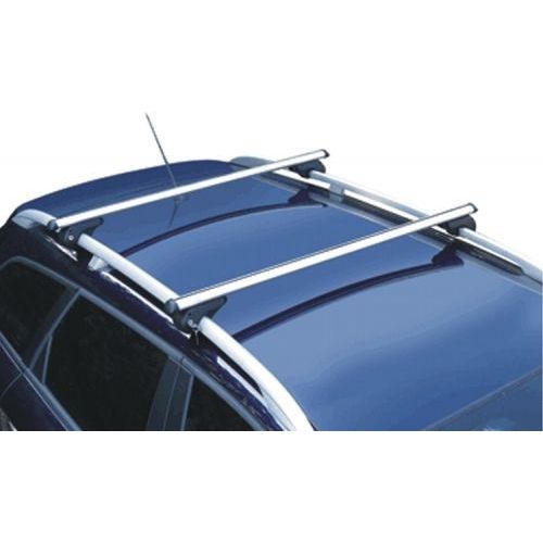 Locking Universal Aluminium Car Roof Bars Cross Rack 1.3M For Raised Rails 75kg Maypole - UK Camping And Leisure