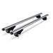 Locking Universal Aluminium Car Roof Bars Cross Rack 1.3M For Raised Rails 75kg Maypole - UK Camping And Leisure