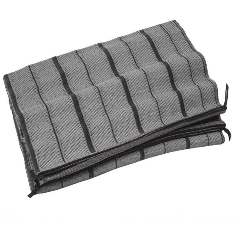 Luxury Awning Carpet 2.5 x 6.5m Moroccan Style Padded Ground Sheet H/D Grey PLS PLS - UK Camping And Leisure