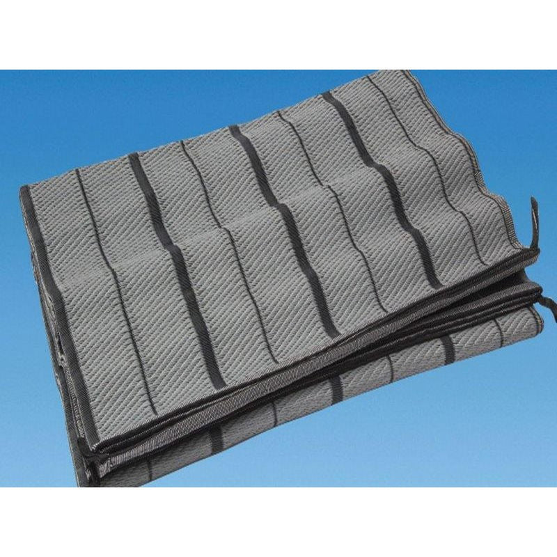 Luxury Awning Carpet 2.5 x 6.5m Moroccan Style Padded Ground Sheet H/D Grey PLS PLS - UK Camping And Leisure