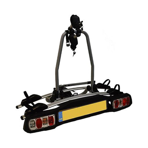 M-Way Towball Mounted Car Rear Tow Bar Cycle Holder 2 Bike Carriers with Electrics UK Camping And Leisure