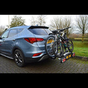 M-Way Towball Mounted Car Rear Tow Bar Cycle Holder 2 Bike Carriers with Electrics Maypole - UK Camping And Leisure