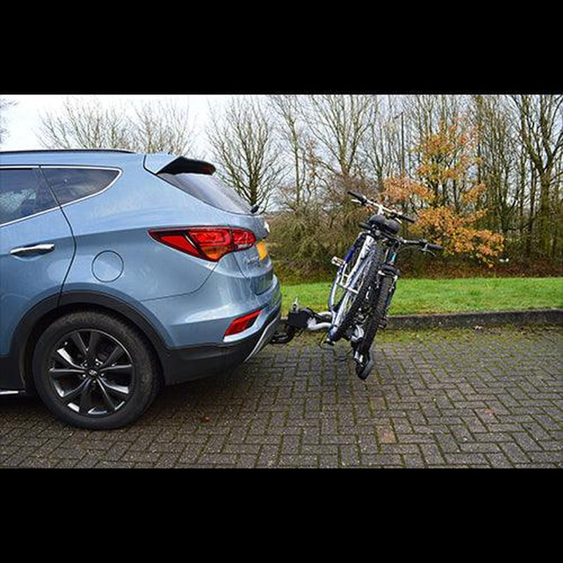 M-Way Towball Mounted Car Rear Tow Bar Cycle Holder 2 Bike Carriers with Electrics Maypole - UK Camping And Leisure