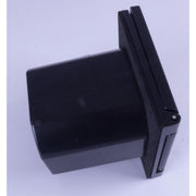 Mains 230V 16A Flush Hook Up Socket Caravan Motorhome Camper Van RV Black Powerpart - UK Camping And Leisure