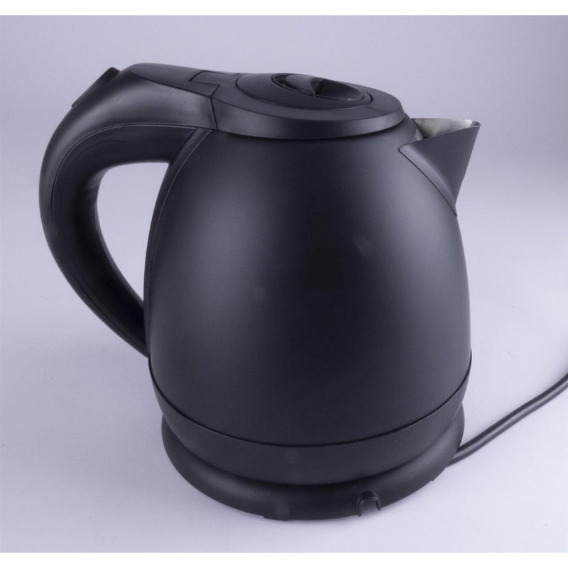 Matte Black Low Power 1.2L 750W Cordless Kettle Powerpart - UK Camping And Leisure