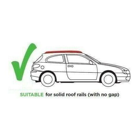 Maypole 1.2m Car Roof Bars for Profile Flush Rails Maypole - UK Camping And Leisure