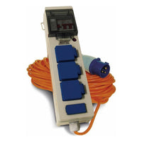 Maypole 15M MP3766 Triple Mains Hookup Mobile Power Unit 230V 13A With USB Ports