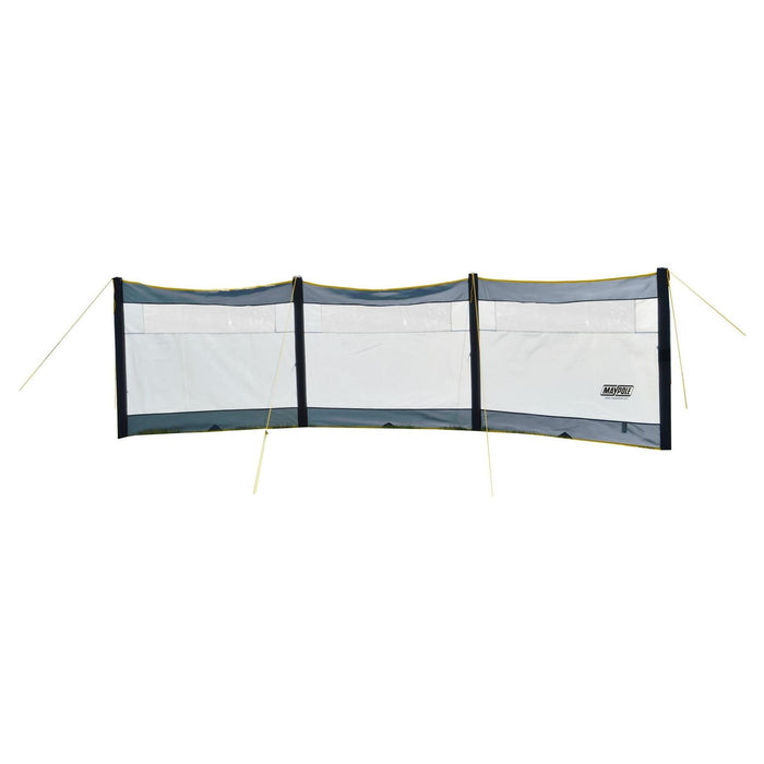 Maypole 3 Panel Inflatable Camping Windbreak with Windows L480cm x H140cm UK Camping And Leisure
