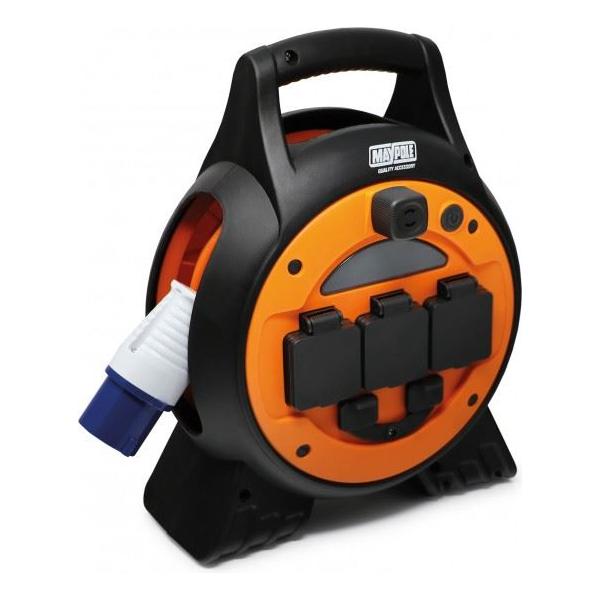 Maypole 3 Way Mobile Mains Roller Power Unit with Twin USB Maypole - UK Camping And Leisure