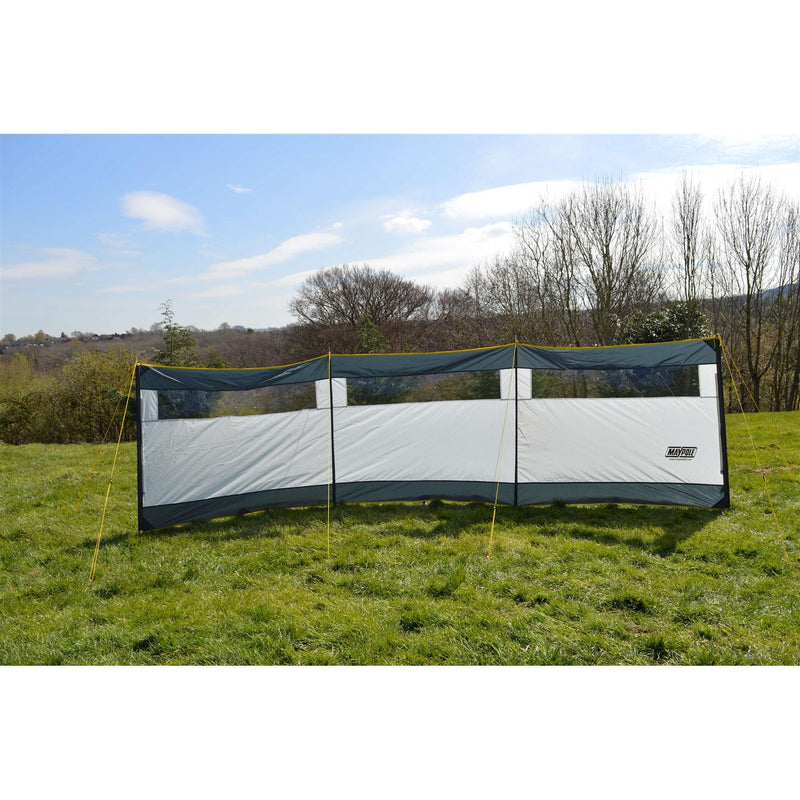 Maypole 4 Pole 3 Panel Strong Windbreak Maypole - UK Camping And Leisure