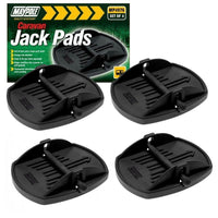 Maypole 4 x Universal Caravan Jack Pads Set Wheel Foot Leg Support Stop Leveller