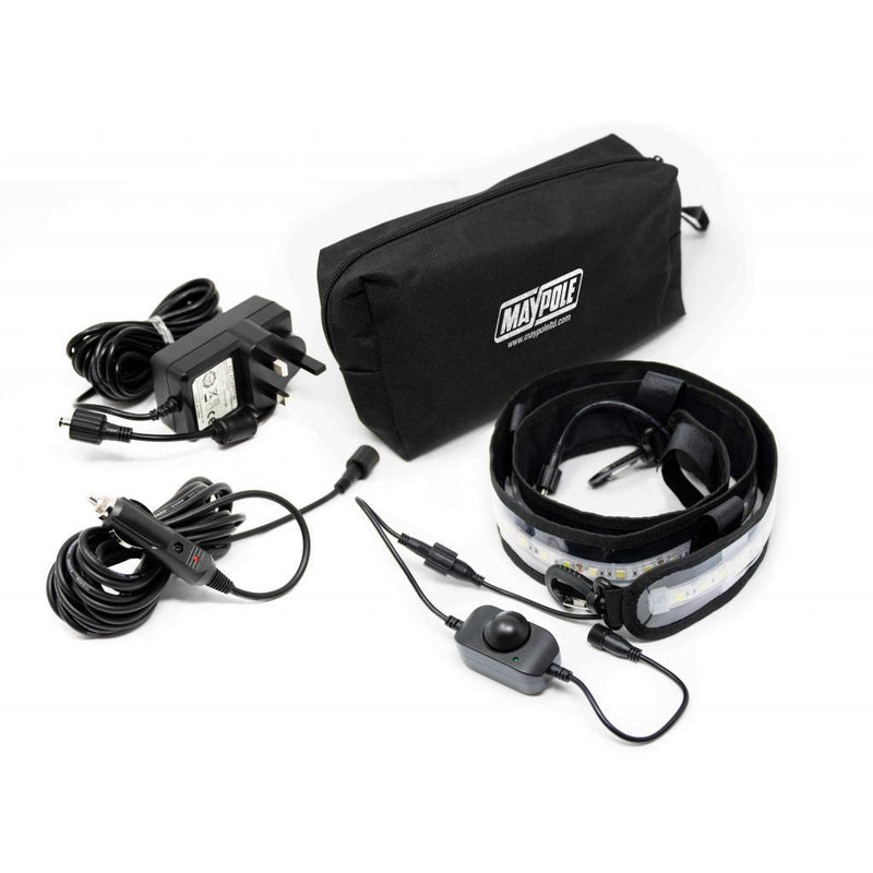 Maypole Awning Poles LED (720 Lumens) Flexi Light Lamp 1.2m Starter Kit MP82962 Maypole - UK Camping And Leisure