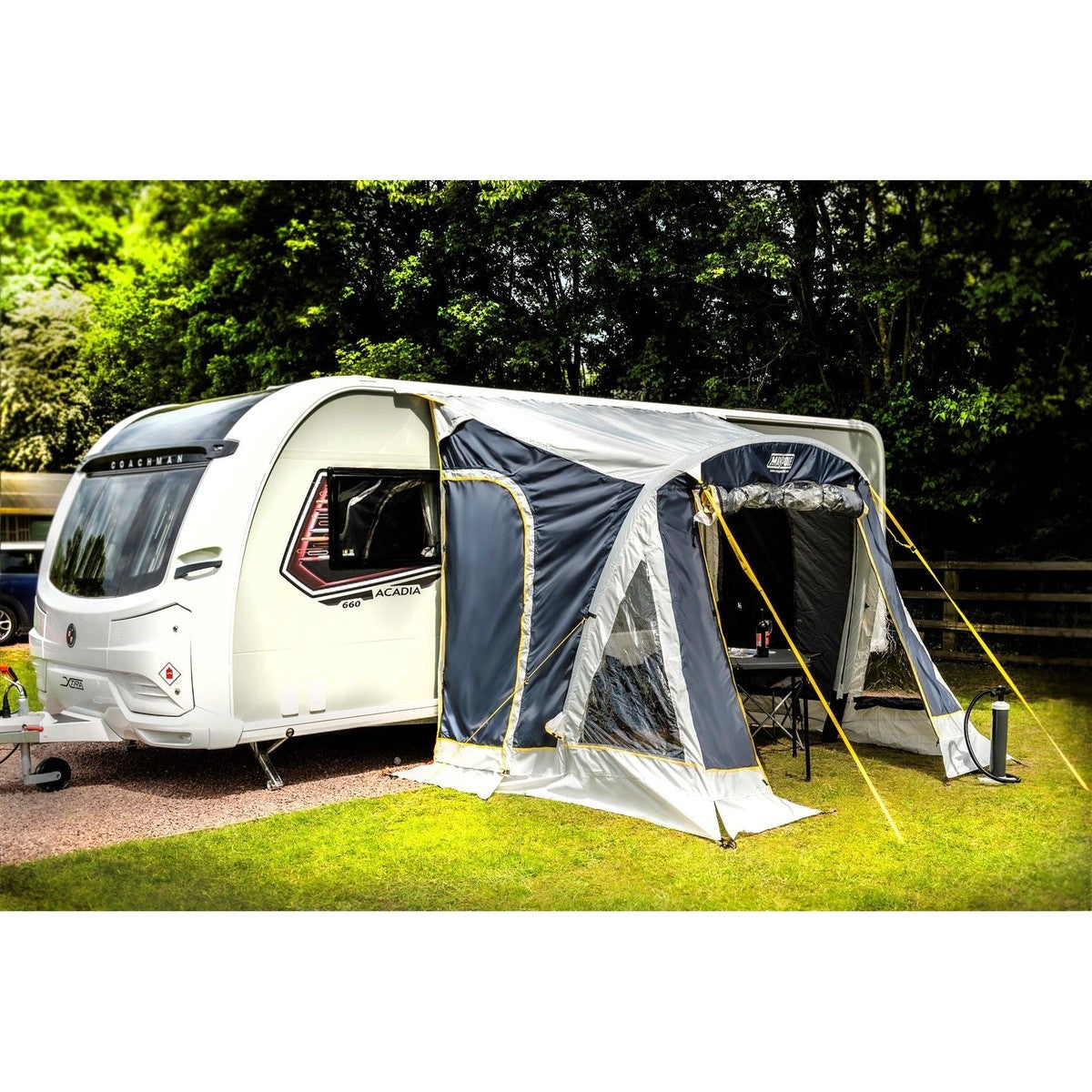 Maypole Inflatable Campsite Air Porch Awning For Caravans & Motorhomes ...