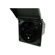 Maypole MP5985B 240V 16Amp Mains Flush Fit Socket- Caravan Inlet Black Maypole - UK Camping And Leisure
