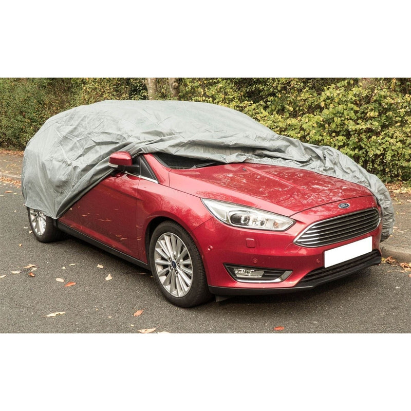 Maypole MP9871 Large Breathable Water Resistant Fabric Car Full Cover UpTo 16ft UKB4C - UK Camping And Leisure