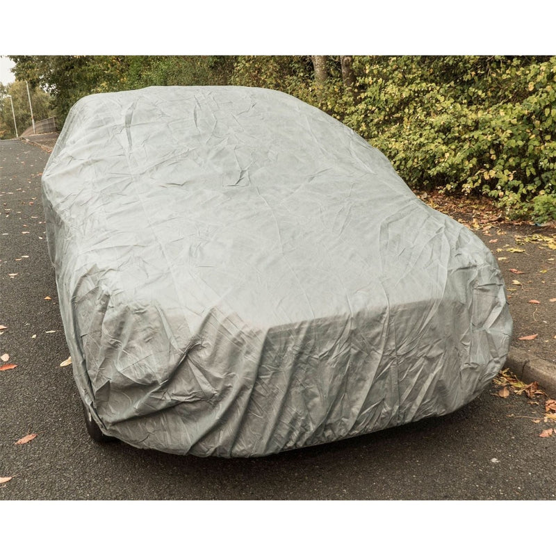 Maypole MP9871 Large Breathable Water Resistant Fabric Car Full Cover UpTo 16ft UKB4C - UK Camping And Leisure
