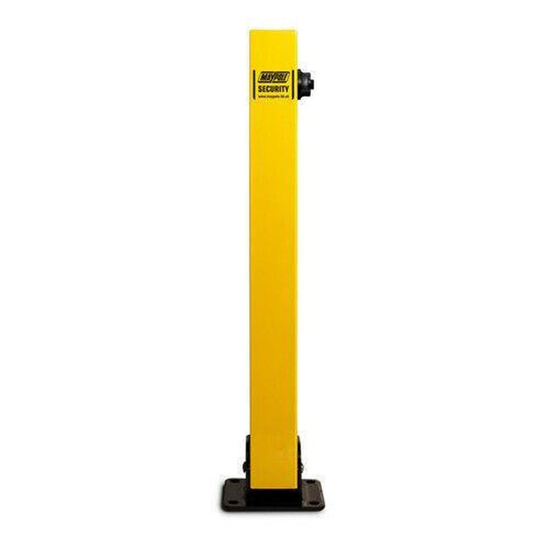 Maypole Square Security Parking Post Fold Down Bollard Lock Driveway Car Park Maypole - UK Camping And Leisure