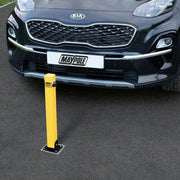 Maypole Square Security Parking Post Fold Down Bollard Lock Driveway Car Park Maypole - UK Camping And Leisure