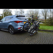 Maypole Towball Mounted Car Rear Tow Bar Cycle Holder 3 Bike Carriers 45kg Load Maypole - UK Camping And Leisure