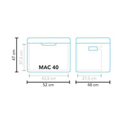 Mestic Absorption Cool Box 42 Litre MAC-40 AC/DC 12V/230V and Gas Mestic - UK Camping And Leisure