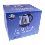 Metallic Red Compact Low Power 1.2L 750W Cordless Kettle Caravan Camper Van RV Powerpart - UK Camping And Leisure