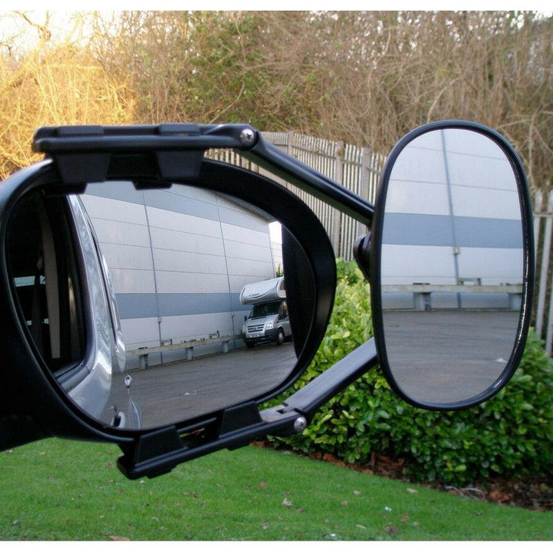 MGI Steady XL Towing Mirror Flat Twinpack Milenco - UK Camping And Leisure