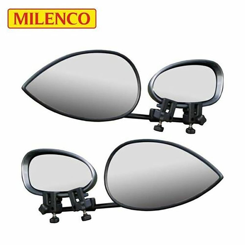 Milenco Aero 4 Towing Mirrors (Convex Glass) x2 Milenco - UK Camping And Leisure