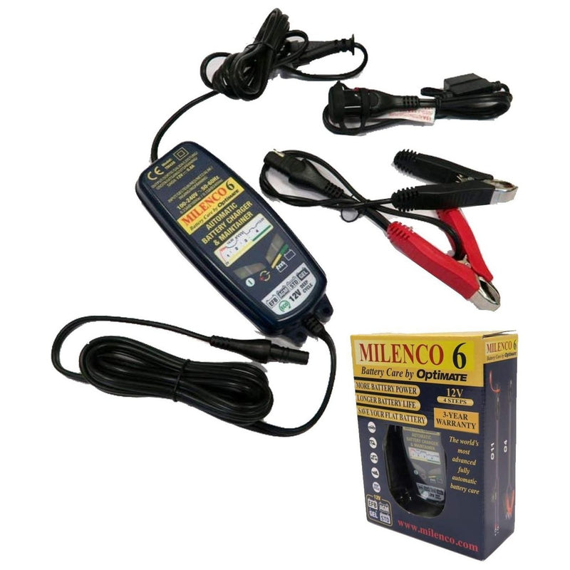 Milenco Optimate 6 Multi Step Battery Smart Charger Milenco - UK Camping And Leisure