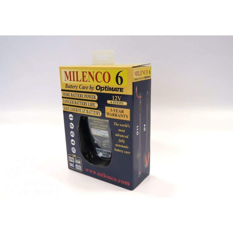 Milenco Optimate 6 Multi Step Battery Smart Charger Milenco - UK Camping And Leisure