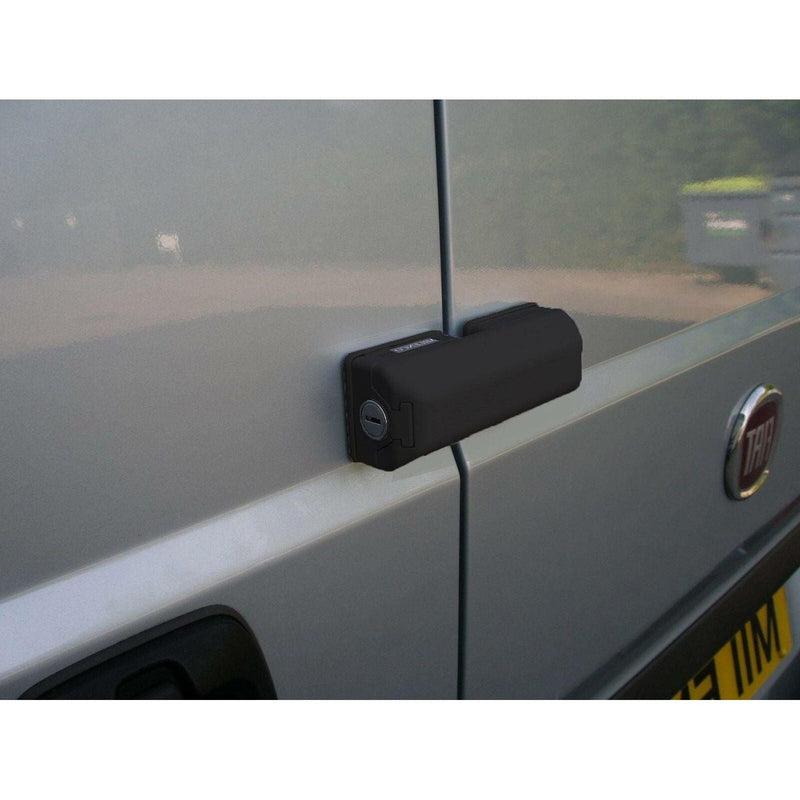 Milenco Van Door Deadlock - Black Single for Caravan, Motorhome, and Conversion Milenco - UK Camping And Leisure