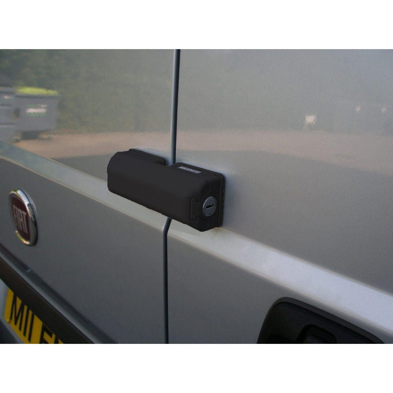 Milenco Van Door Deadlock - Black Single for Caravan, Motorhome, and Conversion Milenco - UK Camping And Leisure