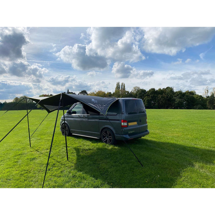 Olpro Modern Shade Canopy (Charcoal & Lime) Olpro - UK Camping And Leisure