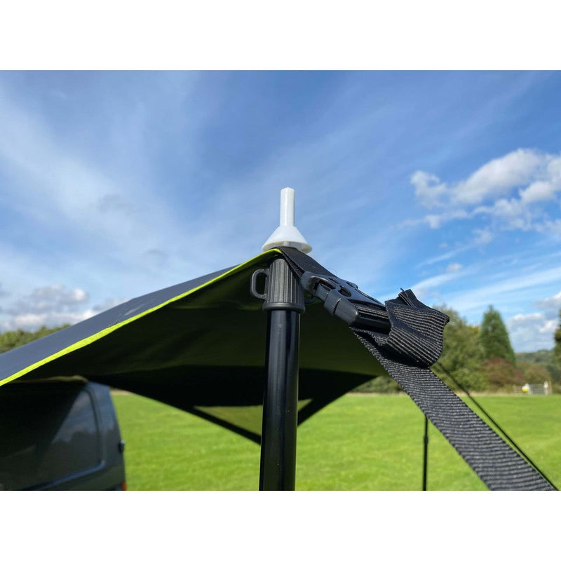 Olpro Modern Shade Canopy (Charcoal & Lime) Olpro - UK Camping And Leisure