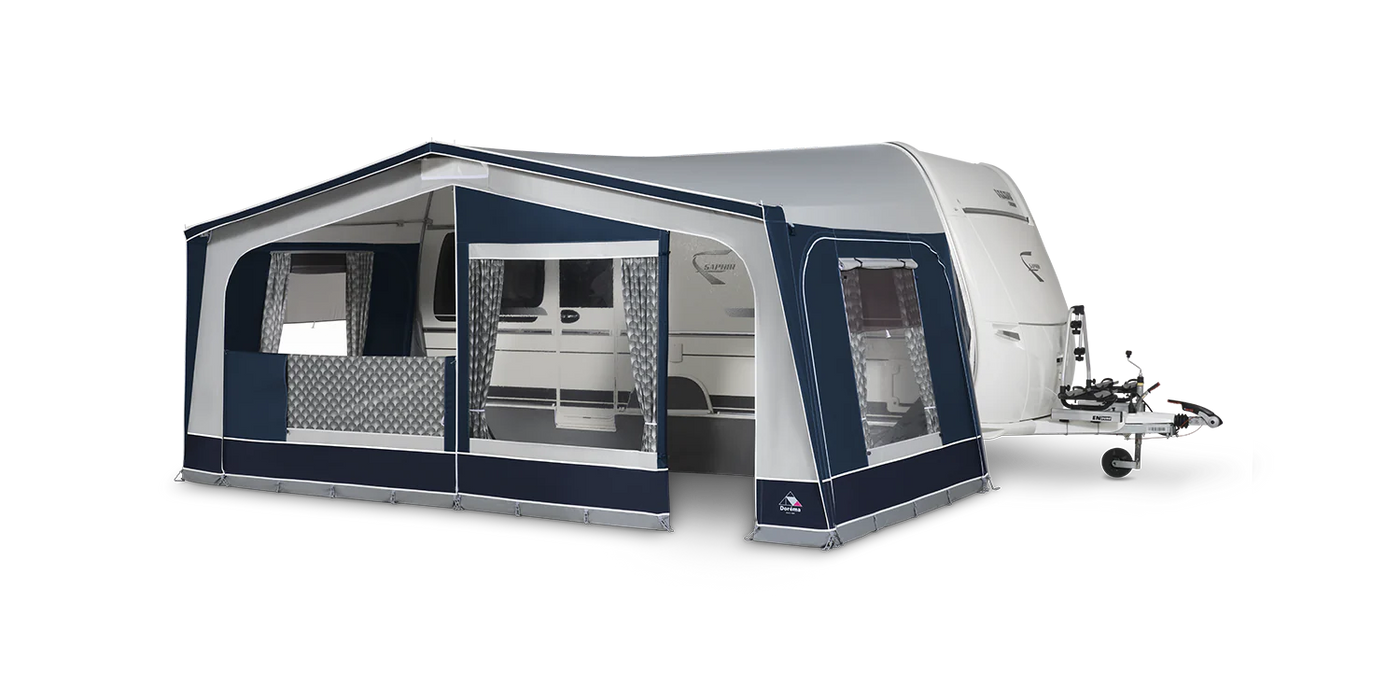 Dorema Monza XL 270 All Seasons Blue Caravan Awning Dorema - UK Camping And Leisure